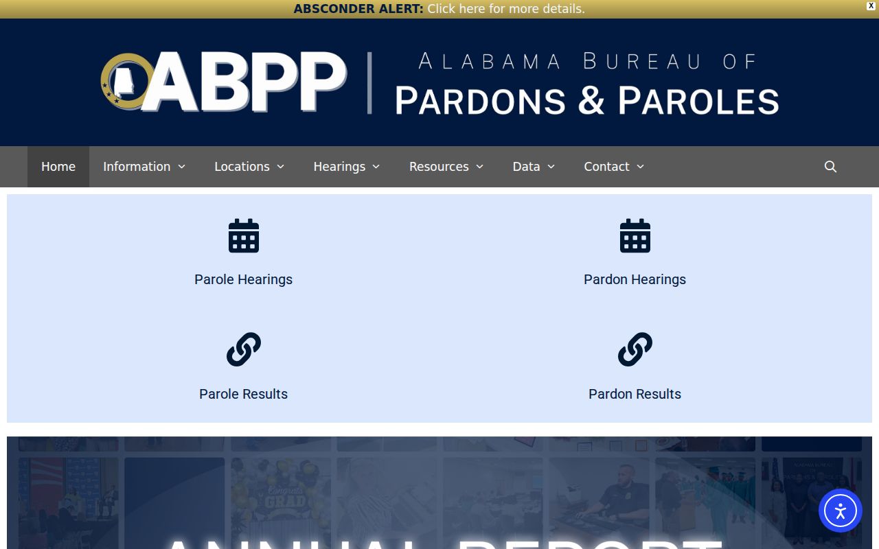 Montgomery County parole and probation ABPP supervision records